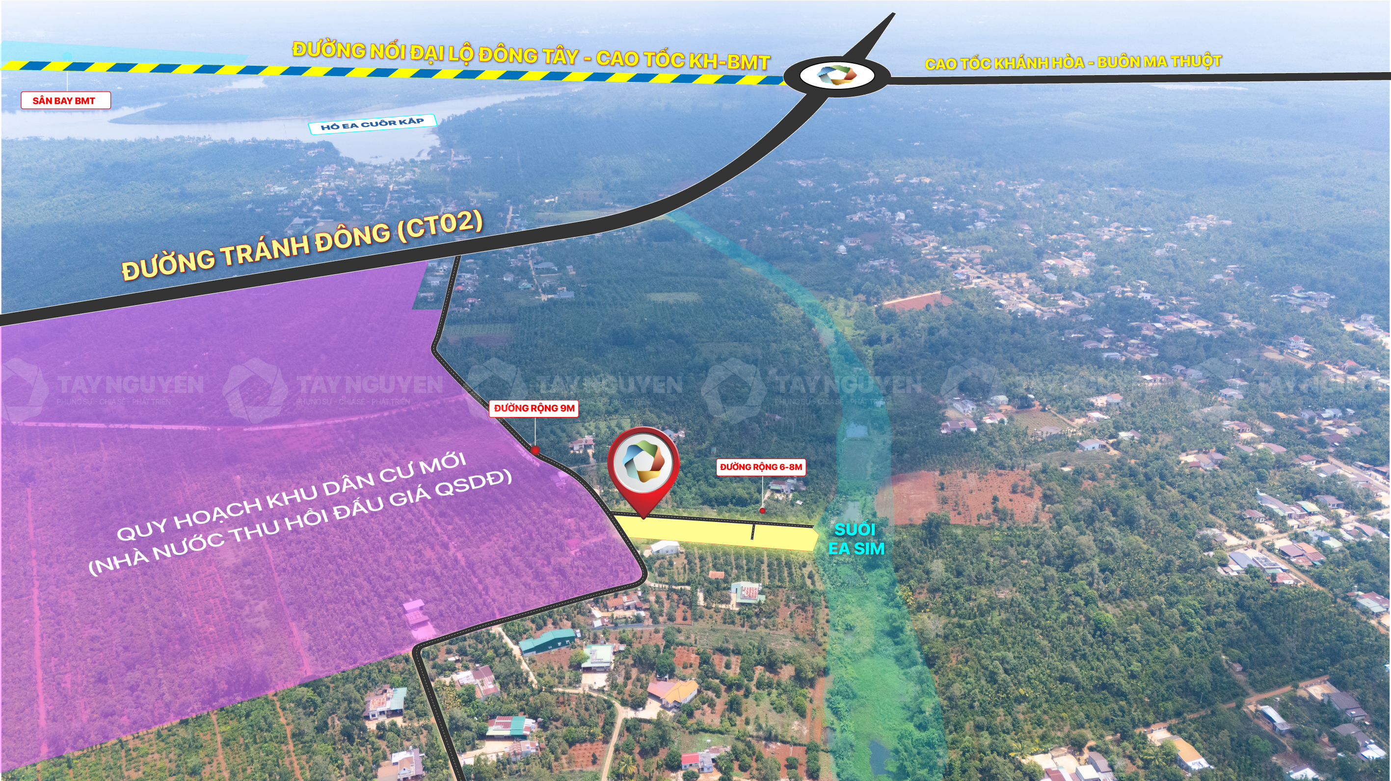 Quỹ đất Easim - quỹ đất đón sóng hạ tầng khu Đông Buôn Ma Thuột